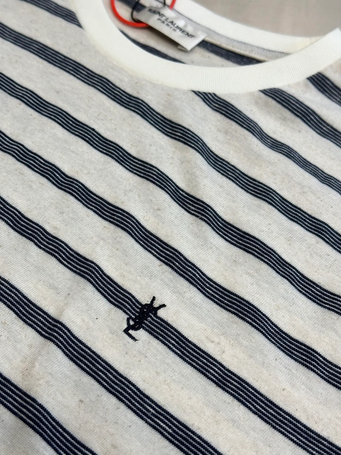 Saint Laurent ， Cream White， 。 YSL ， 。 ， ， YSL size：s m l xl